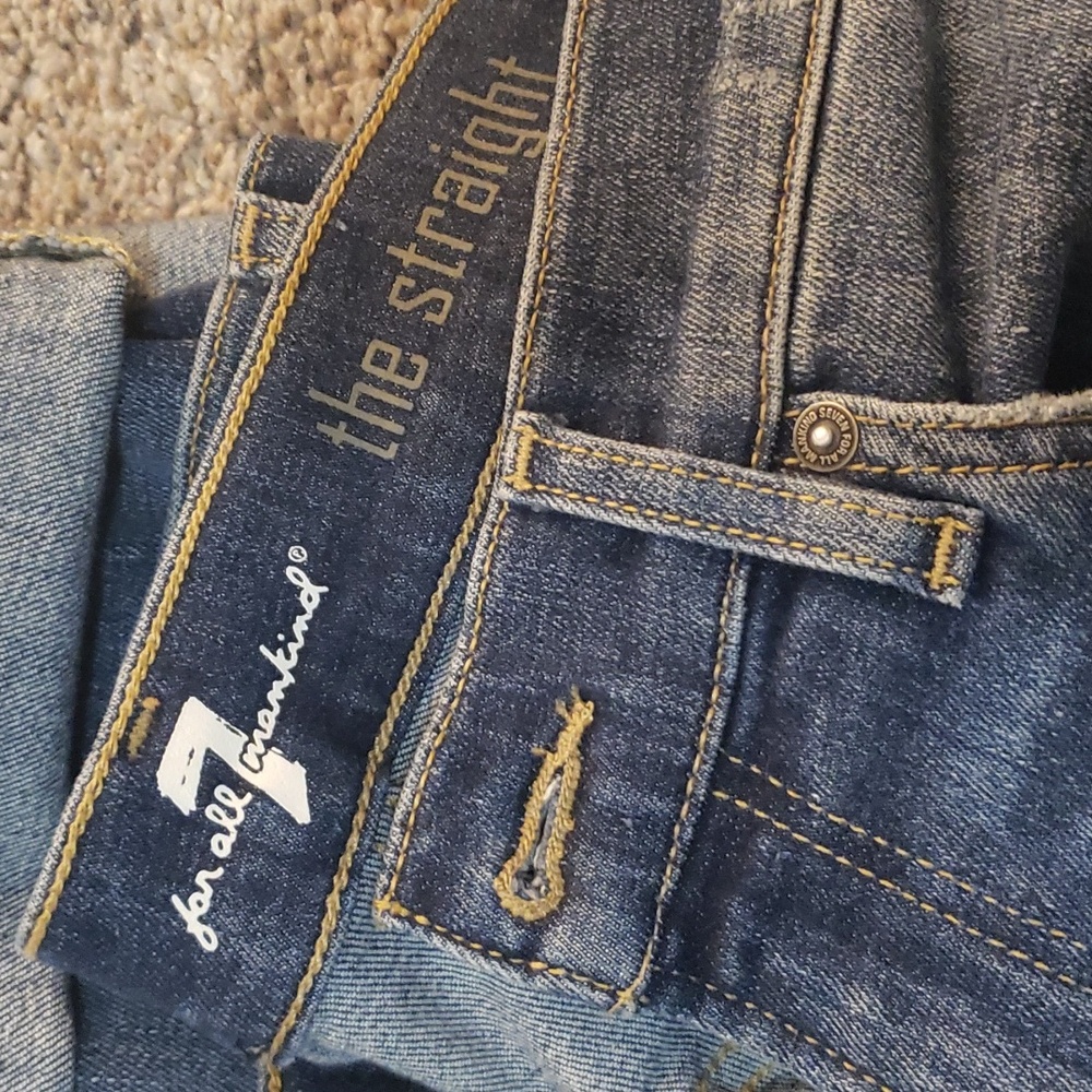 7 For All Mankind Relaxed Straight Jeans